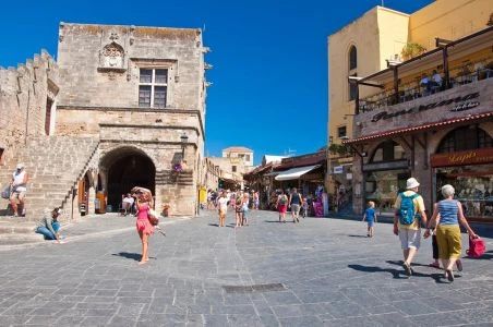 North Rhodes with your rental car North Rhodes with your rental car